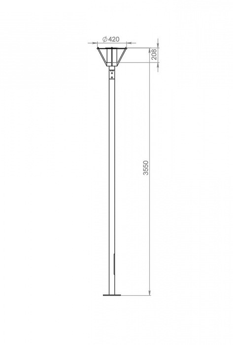 Наземный фонарь Muse 650-31/b-03