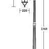 Наземный фонарь ROMA L 95209L/18 Bl