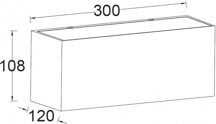 Архитектурная подсветка TUBE LED W1891L-3K Gr