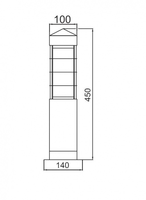 Наземный светильник  67508W 450