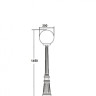 Наземный фонарь  88211L Bl