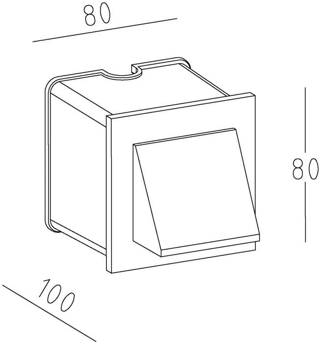 Настенный светильник уличный TUBE LED W78029 S