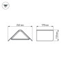 Светильник LGD-Wall-Delta-1B-12W Warm White (ARL, IP54 Металл, 3 года)