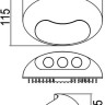 Архитектурная подсветка SIDNEY LED W1860 Gr