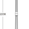 Наземный фонарь FARO lead GLASS 91109A lgY Bl