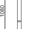 Наземный фонарь PETERSBURG lead GLASS 79806lg Bl