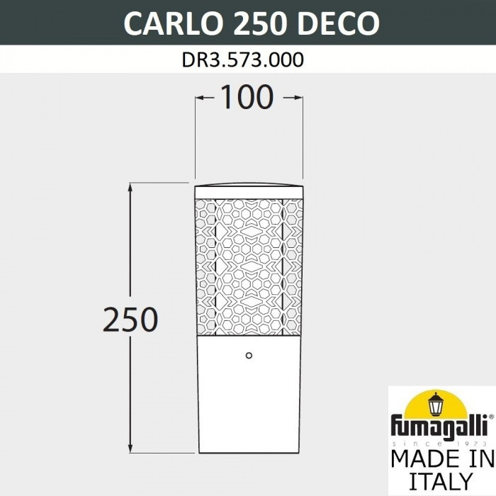 Наземный светильник Carlo Deco DR3.573.000.LXU1L