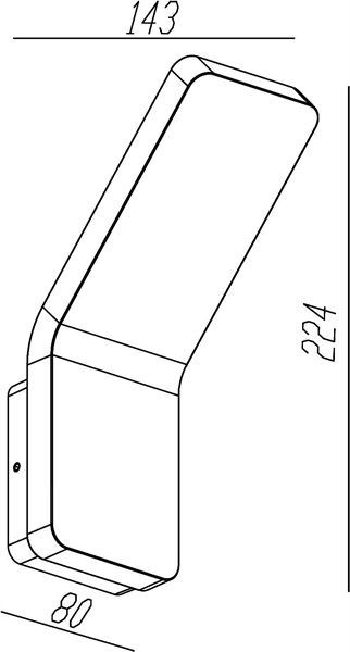 Настенный светильник уличный Gruis 731054