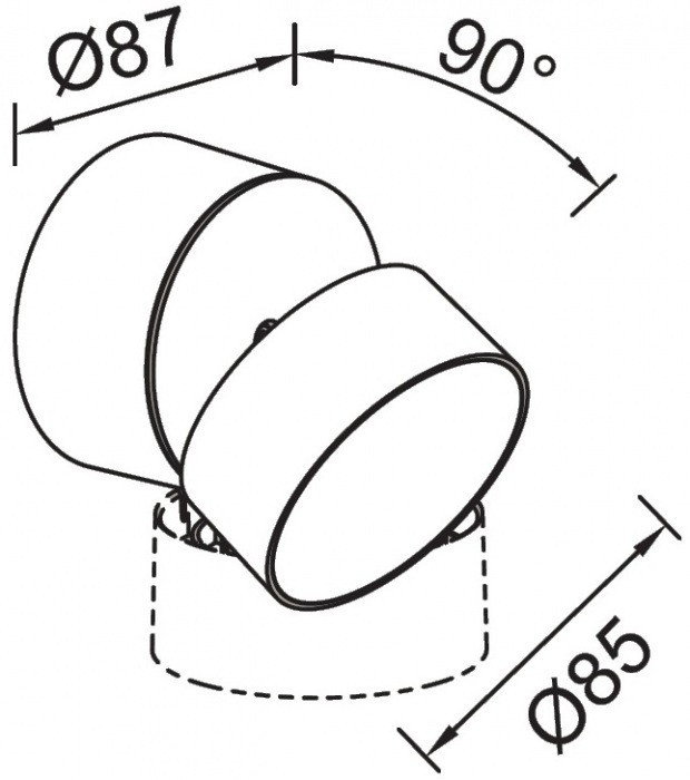 Архитектурная подсветка TUBE LED W6261S Gr