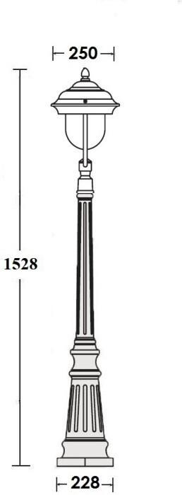Наземный фонарь MADRID 84311 Bl