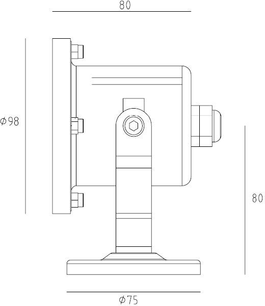 Грунтовый светильник HUMBERG W77164 SS