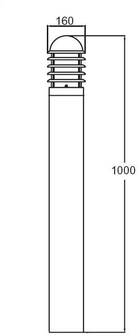 Наземный светильник  75895-1000 SS