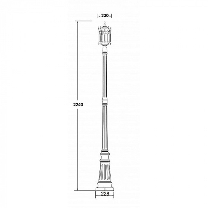 Наземный фонарь  89909L Bl
