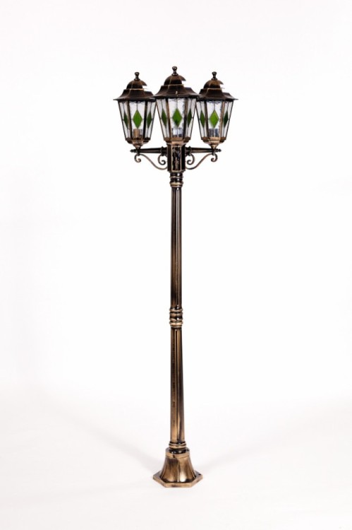 Наземный фонарь PETERSBURG lead GLASS 79808lgB Gb