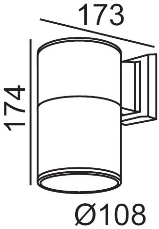 Архитектурная подсветка TUBE 78002 Bl