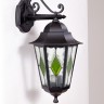 Настенный фонарь уличный PETERSBURG lead GLASS 79802lg Bl