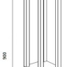 Наземный фонарь BRISBANE LED W61848-900 Gr