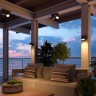 357831 STREET NT18 155 темно-серый Ландшафтный настенный светильник LED 3000К 20W 220-240V KAIMAS
