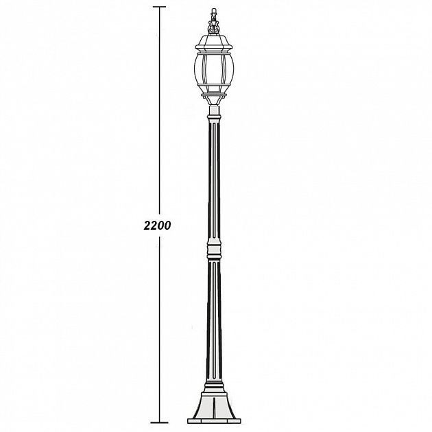 Наземный фонарь  83408L W