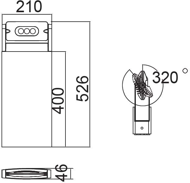 Наземный фонарь LEDSPOT W6146S-1-526 R