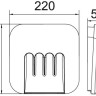 Архитектурная подсветка SIDNEY LED W1872 Gr