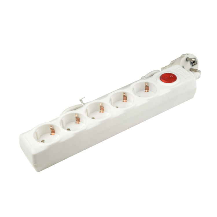 Розеточные блоки, удлинители Universal S-GSU5-1,5 WHITE