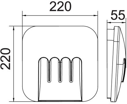 Архитектурная подсветка SIDNEY LED W1872 R