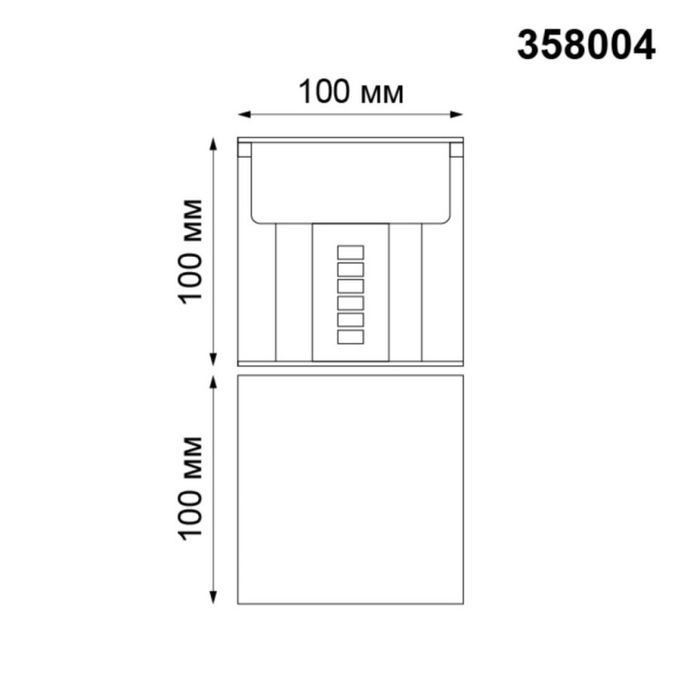 358004 STREET NT19 161 темно-серый Ландшафтный светильник IP54 LED 3000К 2*3W 85-265V KAIMAS