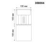 358004 STREET NT19 161 темно-серый Ландшафтный светильник IP54 LED 3000К 2*3W 85-265V KAIMAS