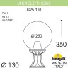 Наземный фонарь GLOBE 250 G25.110.000.BZF1R