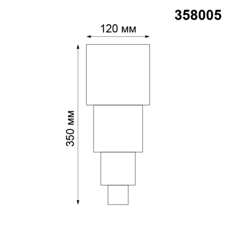 358005 STREET NT19 153 белый Ландшафтный светильник IP54 LED 3000К 2*5W 85-265V KAIMAS