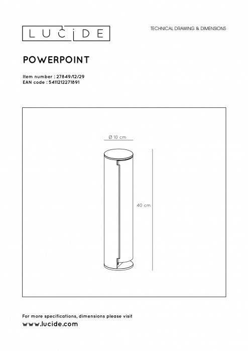 Уличный блок штекерных розеток Powerpoint 27849/12/29