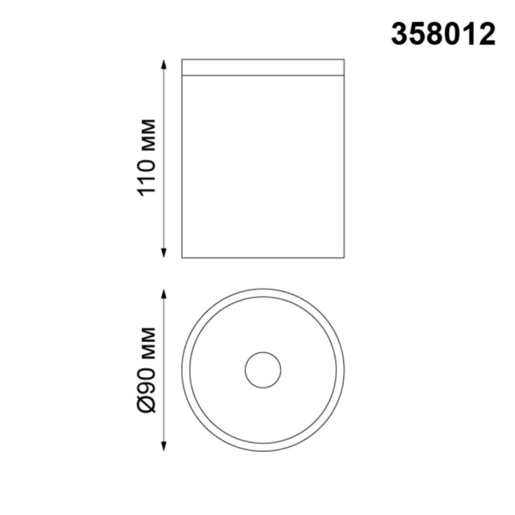 358012 STREET NT19 166 белый Ландшафтный светильник IP65 LED 3000К 6W 220V TUMBLER