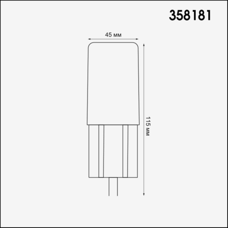 358181 STREET NT19 164 белый Ландшафтный светильник IP65 LED 4000K 3W 100-240V