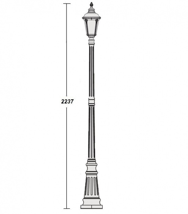 Наземный фонарь  79759S Bl