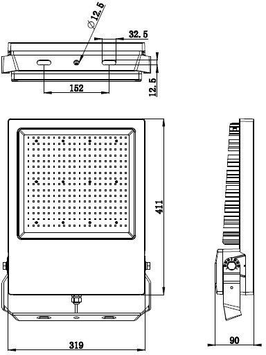 Прожектор уличный Atik 732099