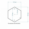 Наземный фонарь Andromeda GLYF-8024S черное золото