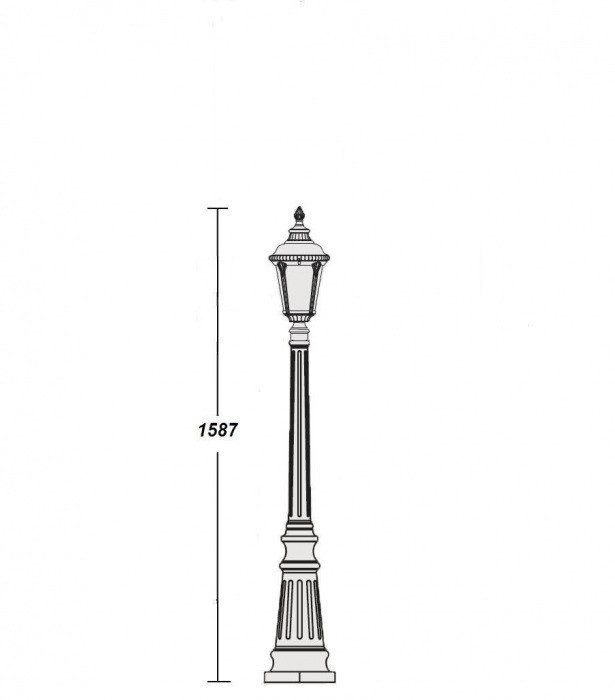 Наземный фонарь  79761S Bl