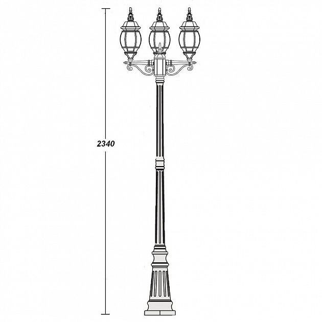 Наземный фонарь  83408SB W