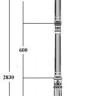 Наземный фонарь GLOBO L 88210L/E7 Bl