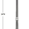 Наземный фонарь TALLIN 1L 64308B Gb