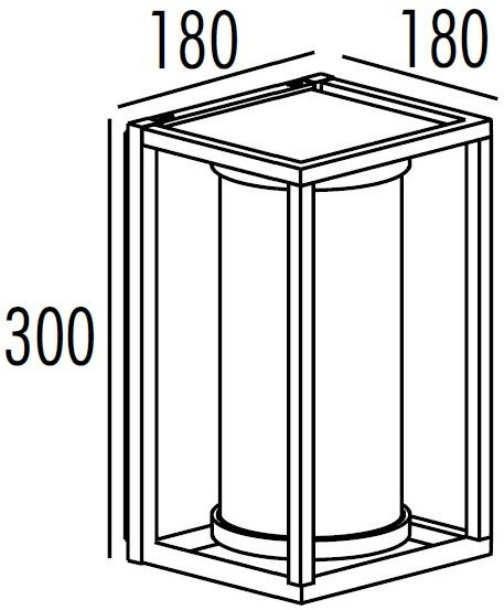 Настенный светильник уличный UNITE 2396 Bl