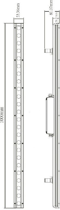 Прожектор уличный Wallwasher Caph 732069