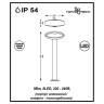 357405 STREET NT17 161 темно-серый Ландшафтный светильник IP54 LED 3000K 9W 220-240V KAIMAS