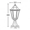 Наземный фонарь  79804M Gb